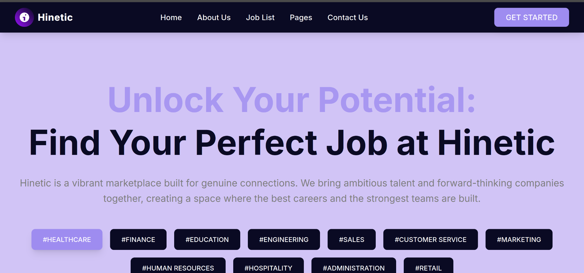 Hinetic — AI Job Board Platform